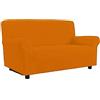 Tata Home Copridivano Antimacchia Universale Misura 2 Posti in Tessuto Elasticizzato Colore Arancio