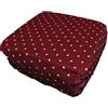 Russo Tessuti 6 Cuscini Sedie Coprisedia Imbottiti Cuore Pois con Alette Vari Colori-Rosso