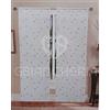 GBiancheria Coppia Tende Isabel Ricamo Rosso 45X150 45X240 60X150 60X240 per FINESTRE E PORTEFINESTRE PRONTE da Appendere (45x240)
