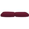 BANZAII TEXTILE INNOVATOR ONLINE Banzaii Coppia Cuscino per divano estendibile da 50 a 75 cm, profondità da 50 a 75 cm, Bielastico, Antimacchia, Bordeaux Made in Italy