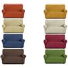 Im - Copridivano a 2 posti in tessuto elastico (da 110 cm a 150 cm, Made in Italy, colore da scegliere con una mail)