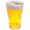 Kpack Bicchieri in PLASTICA Trasparente Birra MONOUSO Contenuto alla TACCA 300CC Max 350CC 100 Pezzi