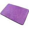 VSUSN - Tappeto da Bagno Antiscivolo, in Memory Foam e Microfibra, per Bagno., Microfibra, Viola, 40 x 60 cm