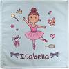 LolaPix Tovagliolo Bambina Personalizzato con Nome/Corso | Ritorno a Scuola | Vari Disegni | Ballerina Rosa