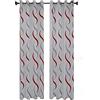 IlGruppone Il Gruppone Passione Casa Tenda Tende Finestra con Occhielli 4 Cm Decorazione a Pannello Soggiorno Moderno Salotto e Camera da Letto Cucina 1 o 2 Pannelli 140 X 290 in 3 Colori - 1Tenda - Rosso