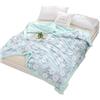 FANSU Copriletto Trapuntato Matrimoniale Singolo Elegante Reversibile Coperta Trapunta Primaverile Estivo Antipolveri Copri Letto per Camera da Letto (Fiori,140x200cm)