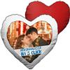My Custom Style Cuscino Cuore 40 Poliestere Personalizzato Online Retro Rosso
