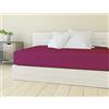 BANZAII TEXTILE INNOVATOR ONLINE Banzaii Lenzuolo sotto con Angoli in Microfibra trattamento Manopesca, No Stiro, Singolo 80/90 x 190/200 x 30 cm, adatto sia a materassi alti che bassi, Mora Made in Italy