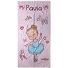 LolaPix Telo Mare Bambina. Telo Mare. Regalo Personalizzato. Asciugamano Personalizzato. Vari Disegni e Dimensioni. Ballerina Blu