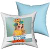 My Custom Style Cuscino 4040 Poliestere Personalizzato Online Retro Celeste