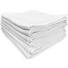 Tex family SET 6 asciugamani OSPITE Cotone TINTA UNITA bianco NIDO D'APE FORNITURA ALBERGHIERA cm.40X60