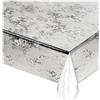 emmevi Tovaglia Trasparente Antimacchia Varie Misure Plastificata PVC Copri Proteggi Tavolo su Misura Protettiva MOD.Lux (C) 140X120