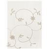emmevi Tende Finestre Porta Interno Coppia 2 Pz Semitrasparente Fiori MOD.Tenda Decò 1CONF 60X150 Tortora