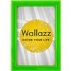 Wallazz Cornice portafoto in legno da parete Made in Italy | Cornice foto ideale per quadri camera da letto, poster da parete, portafoto e stampe. Cornice a giorno 30x45 cm, colore verde