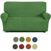 Corredocasa Copridivano e Copripoltrona IMPERIALE Jacquard Elasticizzato Adatto per 2 3 4 posti Elegante Morbido e Resistente protegge il tuo arredamento con stile (Verde, 2 Posti Divano)