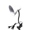 vetrinein rete Vetrineinrete® Lampada snodabile da scrivania con pinza braccio flessibile luce da tavolo orientabile con attacco per lampadine E27 (Bianco) G62