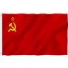 ANLEY Fly Breeze 3x5 Piedi Bandiera Unione Sovietica - Intestazione in tela e doppie cuciture - Bandiere Nazionali dell'Unione delle Repubbliche Socialiste Sovietiche con Occhielli in Ottone