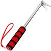 Anley Asta portabandiera telescopiche portatili da 5 piedi (150 cm), ANLEY Staffa portatile con clip - Acciaio inossidabile allungabile con impugnatura antiscivolo - Asta portabandiera pieghevole