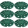 KINGLAKE 5 Supporti per Piante in Bambù per Piante Rampicanti, Verde
