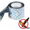 Norhogo 80 m Nastro Repellente Antiuccelli, Protezione Contro Piccioni e Altri Volatili - Superficie Riflettente, per Tenere Lontano Gli Uccelli Previene i Danni Casa Giardino e Fattoria 4.5cm*80m