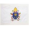 AZ FLAG BANDIERA GRAN STEMMA DI PAPA FRANCESCO 45x30cm - BANDIERINA PAPALE - VATICANO 30 x 45 cm cordicelle - AZ FLAG