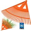 KOTARBAU® - Rastrello Robusto da 475 mm Rastrello in Plastica Arancione Senza Manico Utensili da Giardinaggio Accessori da Giardino