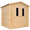 Casetta Box da Giardino in Legno per Deposito Attrezzi 77,5x54