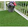 Home Tresor - Prato Finto da Esterno | Erba Sintetica per Terrazzo, Giardino | Erba Artificiale per Balcone Manto Calpestabile | Spessore 8 mm. Altezza cm.100 Misura (1 X 2 MT)