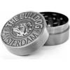 The Bulldog Amsterdam - Macinino | 2 pezzi, in metallo argentato goffrato, per cartine King Size