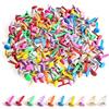 moinkerin Brads Rotondi, Metallo 200 Pezzi Fermacampioni Scrapbooking