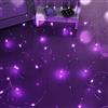 Dalugo luci a corda alimentate a batteria, 16 piedi / 5 m 50 LED illuminazione d'ambiente viola per feste, matrimoni, vacanze, Natale, capodanno, decorazione