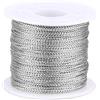 G2PLUS 100M Filo Argento Metallico 1MM per Gioielli - Spago Natalizio per Creazione di Gioielli, Regali o Ornamenti per Alberi di Natale