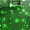 Dalugo Stringa di luce 50 LED decorativi luci irlandesi alimentate a batteria, filo d'argento per camera da letto, matrimonio, giardino (verde)