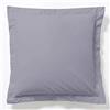 Vision - Federa per cuscino - 65 x 65 cm - Colore: Grigio - 100% cotone - Finitura con Volant Piatto