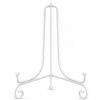 Tincogo 8 Pollici Bianca Ferro Supporto Cavalletto Decorativo per Foto, Piatti, cornici, Libri di Cucina, Piatti Decorativi, Tablet e Arte, Bianco 2 Pezzi