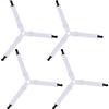 Bedecor 4 Pezzi Lenzuola Bretelle Regolabili Elastici 3-Modi Triangolo Lenzuola, Bretelle per Lenzuola, Coperte, Coprimaterasso, Letto e Divano, Dire Addio alle Lenzuola disordinate,Bianco