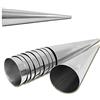 OLYMP Stampi da forno a forma di cono, set da 10, in acciaio inox (140 mm x 35 mm)