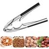 BSITSSS 3 Pezzi Schiaccianoci Taglia Castagne, Utensili Cucina Lega di  Zinco Schiaccianoci con 2 Forchette in Acciaio Inox, Schiaccianoci Acciaio  Inox