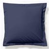 Vision - Federa per cuscino - 65 x 65 cm - Colore: Blu - 100% cotone - Finitura con Volant Piatto