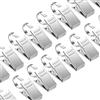 50 Pezzi Clip per Tende con Gancio, Clip per tende in acciaio inox con ganci a S per Ufficio, La Decorazione Domestica, Luci Stringa, Carte, Foto