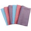 HRainbow Panni Microfibra Panno di Pulizia in Microfibra per Casa Cucina Specchio Bagno Ufficio Auto Moto Confezione da 6,Multicolore,40 x30 cm