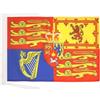 AZ FLAG Bandiera Reale Del Regno Unito 45x30 cm - Bandierina Britannica - Inglese - Uk 30 x 45 cm Cordicelle