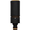 Fiskars Lancia con Flusso Regolabile in Modo Continuo, Lancia Soft-Grip, Misura Universale, 10,7 cm, Ø 3,6 cm, 59 g, Nero/Arancione, 1027088