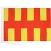 AZ FLAG Bandiera Contea Di Northumberland 45x30 cm - Bandierina County Of Northd. - Inghilterra 30 x 45 cm Cordicelle