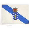 AZ FLAG Bandiera Galizia 45x30 cm - Bandierina Galicia In Spagna 30x45 cm Cordicelle