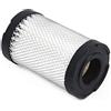 Ratioparts - Filtro dell'Aria Rotondo, Diametro Interno 20 mm, Diametro Esterno 44 mm, Altezza 73 mm, per Filtro dell'Aria Tecumseh Rotondo, Colore: Bianco