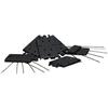 Windhager Pigeon Repellente Flexi Click-System, Idrorepellente per Uccelli, Punte di Piccione in PVC con Nastro in Acciaio Inox, 100 cm, 36 Pezzi, 07120