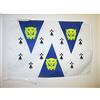 AZ FLAG Bandiera Contea Di Shropshire Antica 45x30 cm - Bandierina County Of Salop - Inghilterra 30 x 45 cm Cordicelle