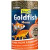 Tetra Goldfish Menu - Mix di Cibo per Pesci 4in1 con Crisp, Fiocchi, granuli e dafnie per Tutti i Pesci Rossi e Altri d'Acqua Fredda, Barattolo da 250 ml