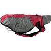 JEGGO Cappotto per cani invernale resistente al freddo, con morbida fodera interna in pile, impermeabile e antivento, vestibilità ottimale, con cerniera apribile su entrambi i lati (rosso vinaccia,